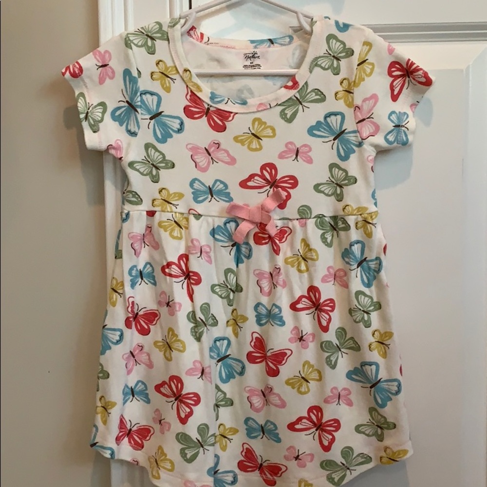 Organic Cotton butterflies play dress